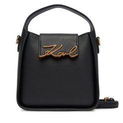 Torebka KARL LAGERFELD. Czarne torebki klasyczne damskie KARL LAGERFELD, bez dodatków. Za 1,099.00 zł.