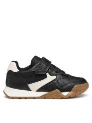 Geox Sneakersy J Rann-E J56NEC 054FU C9B1M M Czarny. Czarne buty sportowe chłopięce Geox, ze skóry, bez zapięcia. Za 139.99 zł.