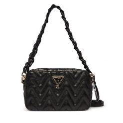 Torebka Guess. Czarne torebki klasyczne damskie Guess, bez dodatków. Za 269.99 zł.