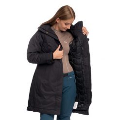 Płaszcz puchowy damski Chelsea. Czarne płaszcze damskie Marmot, m, bez wzorów, z puchu, bez kaptura. Za 1,299.00 zł.