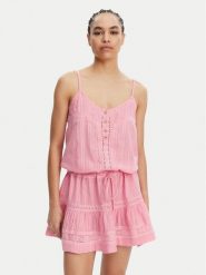 Melissa Odabash Sukienka letnia Kelly Różowy Regular Fit. Czerwone sukienki damskie Melissa Odabash, bez wzorów, z bawełny, bez ramiączek. Za 769.99 zł.