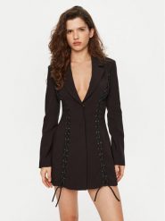 BARDOT Sukienka koktajlowa Verity 59677DB Czarny Regular Fit. Czarne sukienki damskie Bardot, bez wzorów, z syntetyku, wizytowe, bez ramiączek. Za 529.99 zł.