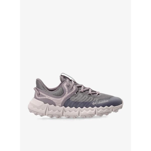 Buty outdoor damskie Columbia Voyager FLX. Fioletowe obuwie trekkingowe damskie Columbia, bez zapięcia. Za 293.99 zł.