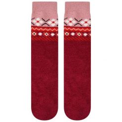 Puszyste Skarpety Świąteczne Unisex Dla Dorosłych Festivity Fair Isle. Czerwone skarpetki damskie Dare 2b, bez wzorów. Za 29.99 zł.