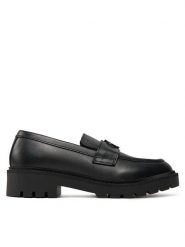 Calvin Klein Jeans Lordsy Flatform Loafer Hw Mg Lth YW0YW01682 Czarny. Czarne półbuty damskie Calvin Klein Jeans, bez wzorów, z jeansu, bez obcasa, bez zapięcia. Za 339.99 zł.