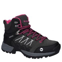 Buty trekkingowe damskie Hi-Tec V-lite Orion Mid Wp. Szare obuwie trekkingowe damskie Hi-tec, z materiału, bez zapięcia. Za 556.00 zł.
