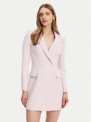Elisabetta Franchi Sukienka koktajlowa AB-734-51E2-V600 Różowy Regular Fit. Czerwone sukienki damskie Elisabetta Franchi, bez wzorów, z syntetyku, wizytowe, bez ramiączek. Za 2,479.00 zł.