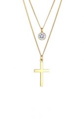 Elli Damska zawieszka krzyż Trend Blogger ze szklanymi kryształkami ze srebra próby 925 Naszyjniki 1 ct Damski. Naszyjniki damskie Elli, srebrne. Za 363.99 zł.