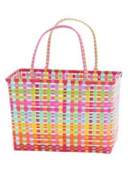Overbeck and Friends Shopper bag "Jolie" ze wzorem - 43 x 28 x 23 cm rozmiar: onesize. Shopper bag Overbeck and Friends, bez wzorów, z materiału, bez dodatków. Za 139.95 zł.