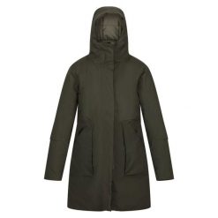 Parka Damska Wodoodporne Yewbank II. Zielone parki damskie Regatta, m, bez kaptura. Za 190.99 zł.