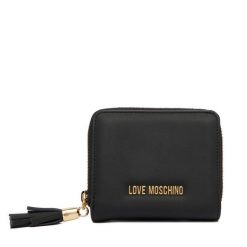 Portfel LOVE MOSCHINO. Czarne portfele damskie Love Moschino, bez wzorów. Za 429.99 zł.