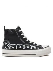 Kappa Trampki YL201408 Czarny. Czarne trampki damskie Kappa, bez wzorów, z materiału, bez zapięcia. Za 129.99 zł.