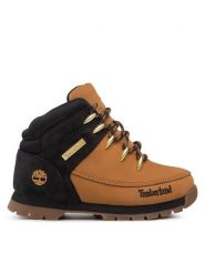 Timberland Trapery Euro Sprint TB0A1NLB2311 Brązowy. Brązowe buty zimowe chłopięce Timberland, z nubiku, bez zapięcia. Za 449.99 zł.