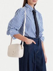 Beverly Hills Polo Club Torebka CEOWB-BHPC-L-002-09 Écru. Listonoszki damskie Beverly Hills Polo Club, bez wzorów, z materiału, bez dodatków. Za 149.99 zł.