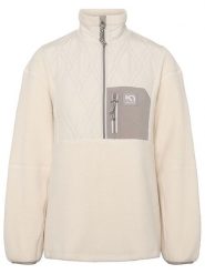 KARI TRAA Bluza polarowa "Rothe" w kolorze beżowym rozmiar: M. Brązowe bluzy damskie Kari Traa, m, bez wzorów, z polaru, bez kaptura. Za 205.93 zł.