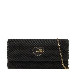 Torebka LOVE MOSCHINO. Czarne torebki wieczorowe damskie Love Moschino, bez wzorów, bez dodatków. Za 719.99 zł.