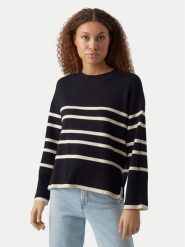 Vero Moda Sweter Saba 10278319 Czarny Regular Fit. Czarne swetry klasyczne damskie Vero Moda, l, z syntetyku, bez kołnierzyka. Za 199.99 zł.