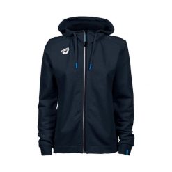 Bluza damska Arena Team Hooded Jacket Panel z kapturem. Niebieskie bluzy damskie Arena, m, bez wzorów, z bawełny, z kapturem. Za 366.00 zł.