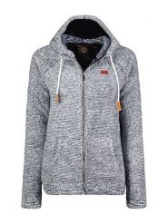 Geographical Norway Kurtka polarowa "Trigo" w kolorze niebieskim rozmiar: L. Niebieskie kurtki damskie Geographical Norway, l, z polaru, bez kołnierzyka. Za 100.99 zł.