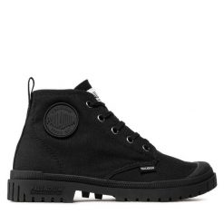 Trapery Palladium. Czarne trapery damskie Palladium, bez zapięcia. Za 229.99 zł.