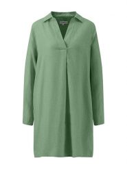 FYNCH-HATTON Lniana sukienka w kolorze zielonym rozmiar: 40. Zielone sukienki damskie Fynch-Hatton, bez wzorów, ze lnu, bez ramiączek. Za 152.99 zł.