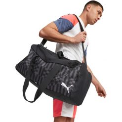 Torba Puma Individualrise Medium Bag 44L, Dla obu płci. Czarne torby sportowe Puma, bez wzorów, z materiału. Za 139.00 zł.