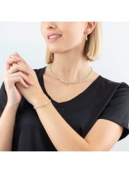 COEUR DE LION Naszyjnik z elementami ozdobnymi - dł. 42 cm rozmiar: onesize. Białe naszyjniki damskie COEUR DE LION, z perłą, szklane. Za 243.84 zł.