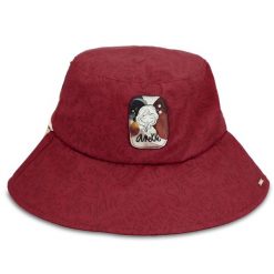 Bordowy Stylowy Kapelusz Damski Anekke. Czerwone kapelusze damskie Anekke, z aplikacjami, z materiału, eleganckie. Za 129.00 zł.