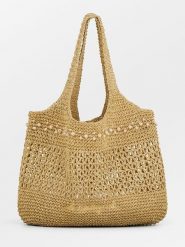 Becksöndergaard Shopper bag "Vanessa" w kolorze jasnobrązowym - 48 x 35 cm rozmiar: onesize. Brązowe shopper bag Becksöndergaard, bez wzorów, z materiału, bez dodatków. Za 130.99 zł.