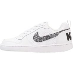 Nike Sportswear COURT BOROUGH Tenisówki i Trampki white/black. Białe buty sportowe dziewczęce Nike Sportswear, z materiału. Za 189.00 zł.