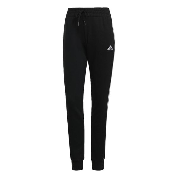 Długie Spodnie Dresowe Adidas Essentials French Terry 3 Stripes Czarny. Białe spodnie dresowe damskie Adidas, m, bez wzorów, z bawełny. Za 129.99 zł.