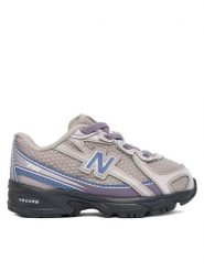 New Balance Sneakersy I7401TU Szary. Szare buty sportowe chłopięce New Balance, z materiału, bez zapięcia. Za 249.99 zł.