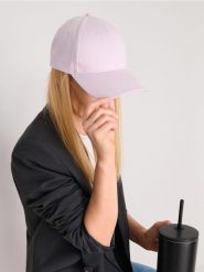 Czapka bejsbolówka - fioletowy. Fioletowe czapki damskie Sinsay, bez wzorów. W wyprzedaży za 6.99 zł.
