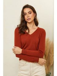 Soft Cashmere Kaszmirowy sweter w kolorze jasnobrązowym rozmiar: 38. Brązowe swetry klasyczne damskie Soft Cashmere, z kaszmiru, bez kołnierzyka. Za 347.99 zł.