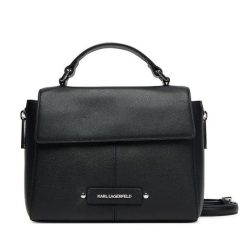 Torebka KARL LAGERFELD. Czarne torebki klasyczne damskie KARL LAGERFELD, bez dodatków. Za 1,129.00 zł.