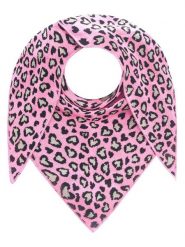 Zwillingsherz Chusta trójkątna w kolorze jasnoróżowo-czarnym - 200 x 100 cm rozmiar: onesize. Czarne chusty damskie Zwillingsherz, bez wzorów, z bawełny. Za 113.99 zł.