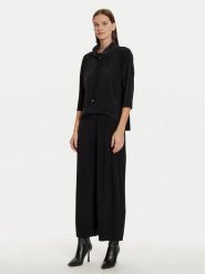 Joseph Ribkoff Kombinezon 243137 Czarny Loose Fit. Czarne sukienki damskie Joseph Ribkoff, bez wzorów, z syntetyku, bez ramiączek. Za 589.99 zł.