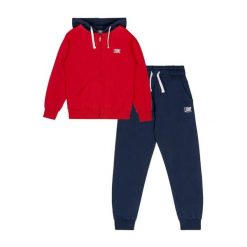 Bluza z bawełna z kaptur na czas wolny na co dzień. Czerwone bluzy damskie LEONE 1947 APPAREL, bez wzorów, z bawełny, bez kaptura. Za 218.92 zł.