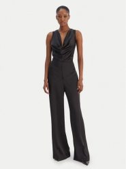 HUGO Kombinezon Kimari-1 50552972 Czarny Regular Fit. Czarne sukienki damskie Hugo, bez wzorów, z syntetyku, bez ramiączek. Za 1,249.00 zł.