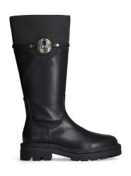 Liu Jo Botki w kolorze czarnym rozmiar: 39. Czarne botki damskie Liu Jo, z materiału, bez obcasa, bez zapięcia. Za 395.94 zł.