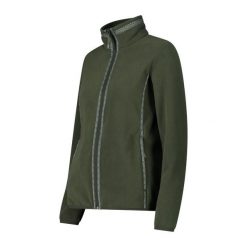 Bluza damska turystyczna CMP 34H0496. Zielone bluzy damskie CMP, s, bez wzorów, z materiału, z kapturem. Za 338.90 zł.