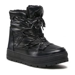 Trzewiki Jenny Fairy. Czarne botki damskie Jenny Fairy, bez obcasa, na płaskiej podeszwie, bez zapięcia. Za 159.99 zł.