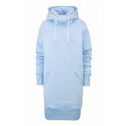 Bluza sportowa z kapturem damska DEEP TRIP Luzak. Niebieskie bluzy damskie DEEP TRIP, l, bez wzorów, z bawełny, z kapturem. Za 369.00 zł.