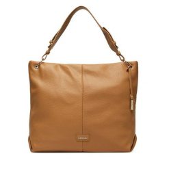 Torebka Lasocki. Brązowe shopper bag Lasocki, bez wzorów, bez dodatków. Za 199.99 zł.
