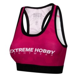 Stanik sportowy fitness siłownia MMA EXTREME HOBBY HAVOC. Czerwone biustonosze sportowe damskie EXTREME HOBBY, bez wzorów, z elastanu. Za 129.00 zł.