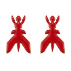 Kolczyki Patrizia Pepe. Czerwone kolczyki damskie Patrizia Pepe. Za 509.99 zł.