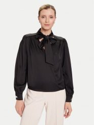 Rinascimento Koszula CFC0125148003 Czarny Regular Fit. Czarne koszule damskie Rinascimento, xl, bez wzorów, z syntetyku, bez kołnierzyka, bez ramiączek. Za 339.99 zł.
