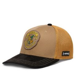 Czapka z daszkiem Capslab. Brązowe czapki z daszkiem damskie CapsLab, bez wzorów. Za 152.99 zł.