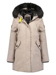 Geographical Norway Parka "Cherifa" w kolorze szarobrązowym rozmiar: M. Brązowe parki damskie Geographical Norway, m, bez kaptura. Za 285.49 zł.