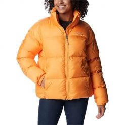 Kurtka uniwersalna damska Columbia Puffect Jacket. Brązowe kurtki damskie Columbia, m, bez wzorów, z syntetyku, bez kaptura. Za 399.99 zł.